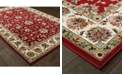 Oriental Weavers Kashan 4929R Red/Ivory 5'3" x 7'6" Area Rug